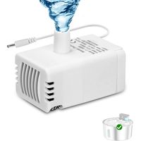 Bomba de agua para fuentes de gatos, extremadamente silenciosa (≤25 dB), IP68 resistente al agua, bajo consumo (1,5 W), compatible con el bebedero inalámbrico Balimo de acero inoxidable de 3,2 L