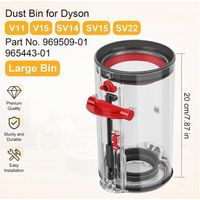 Contenitore Polvere per Aspirapolvere Dyson Serie V - Accessori Sostitutivi, Capacità Grande, Numeri Parte 970050-01 e 965443-01