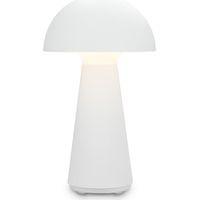 Lampe de table LED rechargeable Lampe de table pour intérieur extérieur jardin USB IP44 blanc champignon