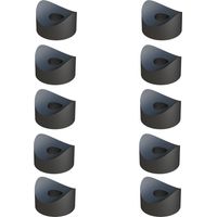 Cyclingcolors – Lot de 10 entretoises en plastique PE concaves D = 17mm d = 6mm L = 5mm – Support tube et axe – Pour applications techniques