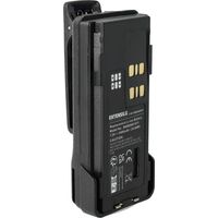 EXTENSILO Akku kompatibel mit Motorola DP4600e DP4401e, DP4601, DP4600 Funkgerät, Walkie Talkie (3400 mAh, 7,2 V, Li-Ion) + Gürtelclip
