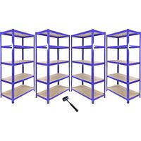 Monster Racking T-Rax Corner Shelving Unit & 4x 90cm Garage