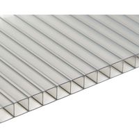 Lastra Policarbonato Alveolare Trasparente 1000x980x25mm