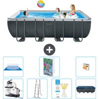 Intex Piscine Ultra XTR Rectangulaire - 549x274x132 cm - 8-pièces S568
