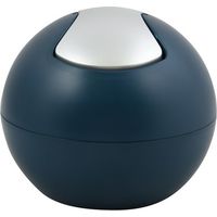 Poubelle à bascule BOWL MATT 1L Bleu Pétrole mat Spirella