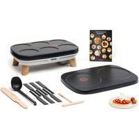Tefal Gourmet 2 placas para crepes gris 1100 W