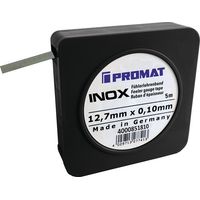 Nastro spessimetro S.0.18mm INOX L.5m P.12.7mm PROMAT