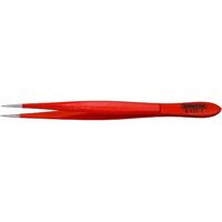 BERNSTEIN 5-121-1 - PINZETTE DI PRECISIONE PER MECCANICI, CON PUNTE DIRITTE E FINI, CON RIVESTIMENTO ANTIALLERGICO, 120 MM