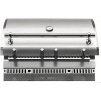 Couvercle inox pour barbecue et plancha – Acier inoxydable 18/8 – Épaisseur 1,5 mm – Thermomètre intégré pour cuisson rapide – Mainho