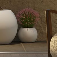 DALIA 30. runder Pflanz- und Blumentopf aus Polyethylen ø30x22,5 cm für draußen und drinnen sehr widerstandsfähig. Farbe schwarz