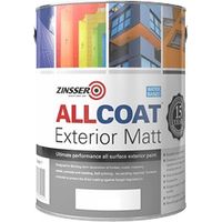 Zinsser AllCoat (Water Based) Exterior Matt - 1 Litre - Black