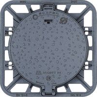 CHIUSINO IN GHISA CLASSE D400 ECOPER Q - 85 x 85 - botola 65 cm / Kg 60,5