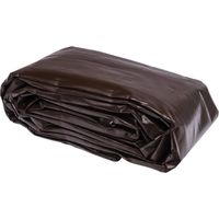 Professionelle braune Plane 350g/m2 WERKA PRO 8 x 12m