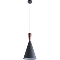Paco Home Suspension Lampe Salle À Manger Câble Textile 1,5 m Raccourcissable Ã18,5cm Cuivre gris, 1 flamme