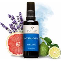 PURELIA Airspray Entspannung 50 ml Hochwertige ätherische Öle Raumspray Raumduft