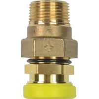 Raccord gaz mâle conique 1/2' – Filetage M 15mm – Système Clap pour installations gaz – Raccordement facile et rapide – Chuchu Decayeux