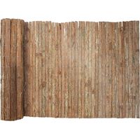 Casa Pura – Canisse en écorce 200 x 300 cm – Brise-vue résistant aux intempéries – Pour balcons et terrasses – Protection naturelle et esthétique