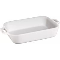 Zwilling Staub Rechteckiges Keramikgeschirr Weiß 4,5L