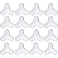 Baby Table Corner Protector, 16 Pieces Transparent Corner Furniture Protector, Strong Transparent Adhesion, Table Corner Protection, Suitable for Cribs, Fireplace, Table, Corners