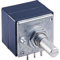 ALPS 186354 RK27112 10KBX2CC Dreh-Potentiometer staubdicht, mit Mittelrasterung Stereo 0.05 W 10 kΩ