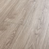 Revêtement de Sol Adhésif Lames Laminées PVC Vinyle Effet Naturel Compatible au Plancher Chauffant 7 Pièces 0975 m² Chêne Clair Mat