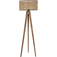Lampadaire design en bois 153cm ROMANE