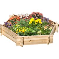 potager sans fond bois structure emboîtable 100x92x16 jardin potager naturel