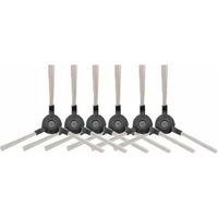 6 Pièces Brosses Latérales Robot Aspirateur Nettoyant Pièces pour Amibot Pure, Pulse et Prime,AMIBOT Prime H2O,AMIBOT Pure H2O,