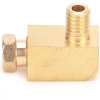Brass Pipe Joint Right Angle Thread Connection Tube Nipple Industrial Tubular FittingPL406