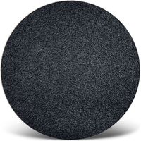 MENZER Black Dischi abrasivi a gancio e anello, 225 mm, p. Levigatrici per muri, Carburo di silicio (2 Pz.) G16