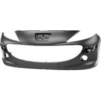 Pare-choc avant à peindre avec avec trou pour anti-brouillards Peugeot 207 2006-2009