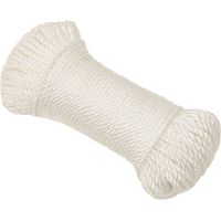 Corde de travail Blanc 8 mm 25 m polypropylène