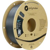 Polymaker PB01056 Filament PETG résiste à la chaleur, résistance élevée à la traction 1.75 mm 1000 g gris foncé PolyLit