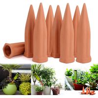 8Pcs Arroseur, Terre cuite, Osmose, Bouteille recyclée, Jardin, Maison