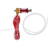 Kit Extrudeur CR10 Rouge avec Connexion Filetée Externe pour Imprimante 3D (12V 40W)