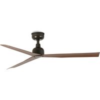 Outdoor DC Ceiling Fan Marine Brown-Walnut with Remote