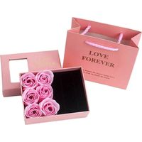 Coffret à bijoux pour la Saint-Valentin, boîte de rangement pour bijoux femme, présentoir à bijoux pour mariage, anniversaire-Pink