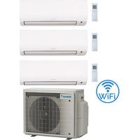 Klimaanlagen-GARANTIE ITALIEN Daikin Comfora WLAN ENTHALTEN Test-Split-Wechselrichter 9000 + 12000 + 12000 BTU mit E.U. 3MXM68A9 Klasse A+++/A++ NEU