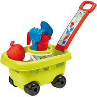 ECOIFFIER Garten 4345 - Gartenwagen mit Zubehör - 18 Monate - Praktisch zum Transportieren seiner Werkzeuge