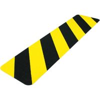 Tarifold Es 197614- Tira de Señalización Seguridad Adhesiva Suelo, Uso Interior/Exterior en Suelos Rugosos y Escaleras, Antideslizante 610 x 150mm- Amarillo/Negro, 1 u.