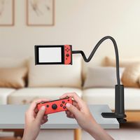 Trintion Gooseneck Tablet Holder, 360° Flexible Tablet Stand, Adjustable Tablet Stand for iPad Mini Air Samsung Galaxy Tab iPhone Switch 4.5-10.5" Devices (Black)