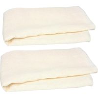 2 mousselines en tissu à égoutter le fromage