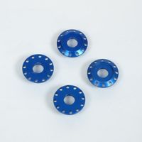 Unterlegscheibe spacer aluminium drc t02 blau eloxiert für