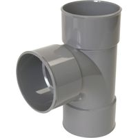 Einfache PVC-Kurzhose Ablass 90° Weiblich Weiblich Ø50