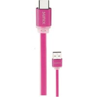 Sunix 1,2m Softtouch USB iOS Ladekabel Datenkabel Kabel Ladegerät in Pink