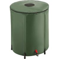 Bc-Elec – Récupérateur d'eau de pluie 250L BS400009 – PVC renforcé – Dimensions Ø 60x88cm – Robinet de raccord rapide pour tuyau d'arrosage