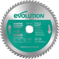 Evolution Aluminium Cutting Mitre Saw Blade 210 x 25.4mm x 60T