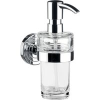Dosificador de jabón emco polo, cristal transparente, 130 ml,