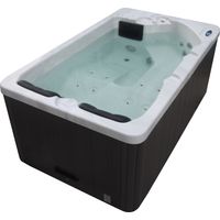Spa rigide 3 places 185x120x75 cm – 25 jets de massage – Équipement Balboa – Cuve acrylique avec isolation thermique – Bcf Outdoor