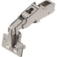 BLUM CLIP top Weitwinkel Scharnier 170°, 9,5mm gekröpft mit Feder, Einpressen